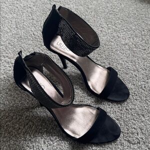 Liu Jo Black and Silver Women's Heels